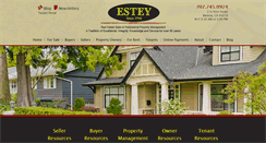 Desktop Screenshot of esteyrealestate.com